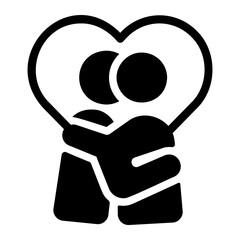 hug Solid icon