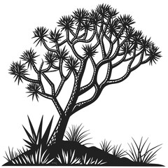 euphorbia tree vector