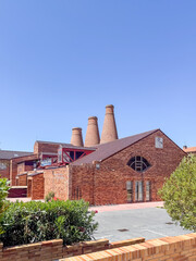Old chimneys, today protected as a cultural element, in Valdemorillo