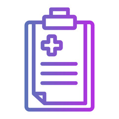 clipboard Gradient icon