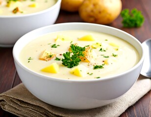 Potato soup bowls