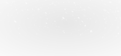 Glowing light effect with many glitter particles isolated on transparent background.