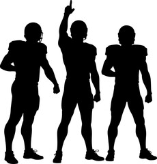 American Football Team Charge with Splatter Vector Bundle
