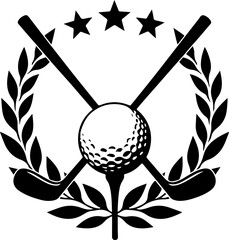 Golf Championship Emblem vector graphcis