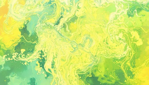 연녹색 자유 일렁임