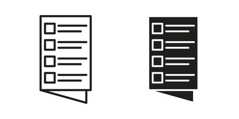 Catalog icon vector sign symbol