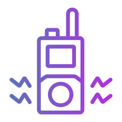 walkie talkie Gradient icon