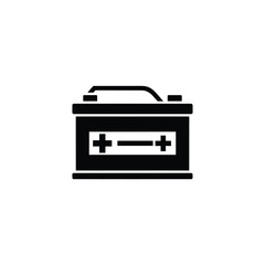 Car Battery on Transparent Background, Automotive Power Source, Isolated Object