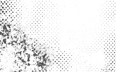 Dynamic grunge photocopy texture, edgy print art abstract background.Abstract grayscale texture background mottled black white gray distressed grunge pattern overlay design element. halftone dots abst