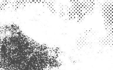  grunge texture background with halftone effect vector.Grunge texture white and black. Sketch abstract to Create Distressed Effect.Grain noise halftone or grainy texture or grain noise