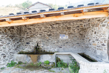 Branas de Abajo village in the Leitareigos valley in Asturias, Spain
