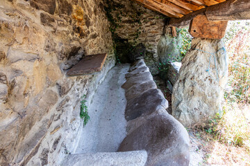 Trascastro village in the Leitareigos valley in Asturias, Spain