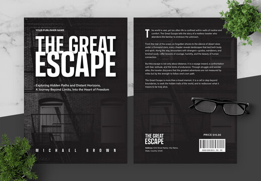 Black White FinTech Book Cover