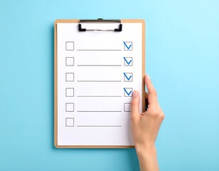 Hand marking checklist