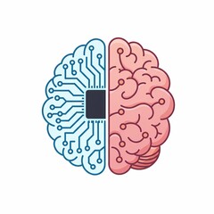 AI Brain Clipart