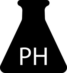 pH Icon, Acidity, Alkalinity, Chemistry, Science, Test Strips, Water Quality, Laboratory, Measurement, balance and temperature control. and Research Symbols in Modern Vector Style template designs
