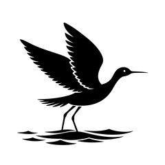 Bird Skimming Surface – Graceful Flight Over Water