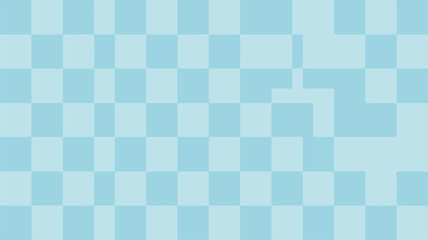 Vector art of light blue checkered pattern with subtle variations in tone and a unique design
