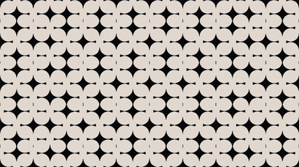 Naklejka premium Vector art of beige petal pattern on creates a visually appealing design