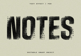 Invert Printed Halftone Text Effect