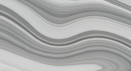 Elegant gray and white marble texture with flowing wave patterns background