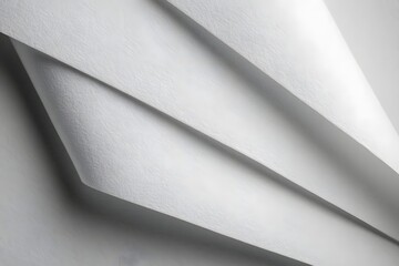 White Paper Layers Close Up Abstract Texture Minimalist Background