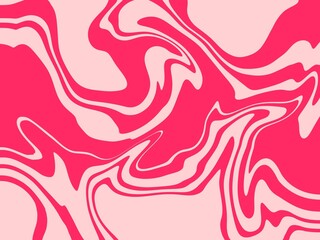 赤とピンクのマーブル模様