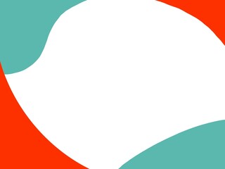 緑とオレンジの背景