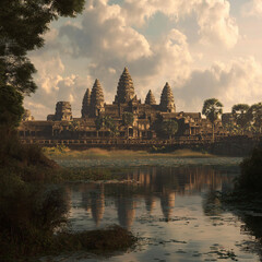Obraz premium The Temples of Angkor, Cambodia