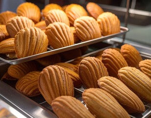 A display of madeleines