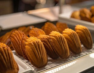 A display of madeleines