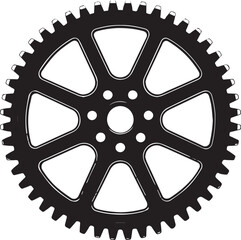 gear wheels isolated on a white background