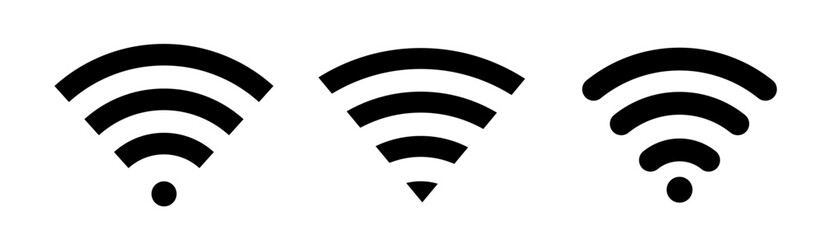  Wifi icon . wi-fi icon sign for remote internet access. Vector illustration