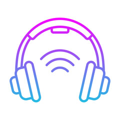Wireless Headphones Icon
