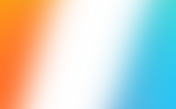 Vibrant pixelated gradient transition from orange to blue and black abstract background