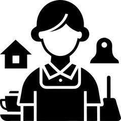 homemaker silhouette black icon