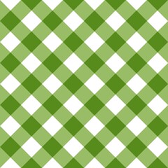 green gingham fabric	
