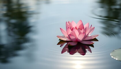 Serene Lotus Flower of Longevity