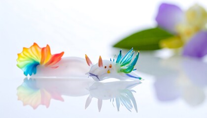 Cute Translucent Glass Animals Collection &ndash; Bright Colored Baby Figurines & Decorative Creatures
