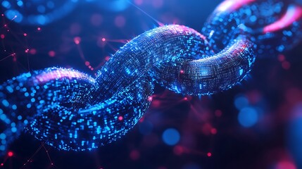 Blockchain technology digital chain security data network