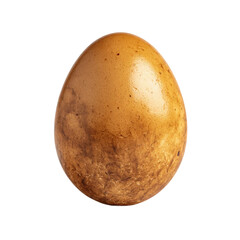 Brown egg isolated on with white background(1)