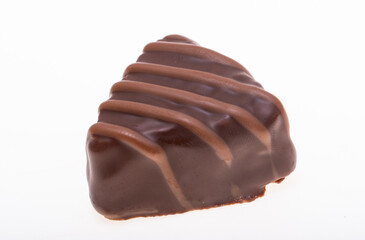 chocolate candies isolated