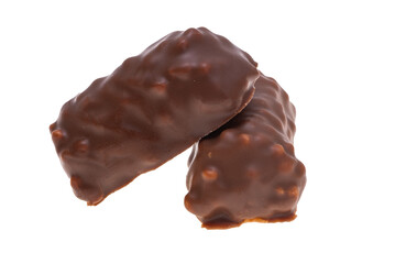 chocolate candies isolated