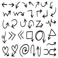 hand drawn vector doodles with pencil and chalk