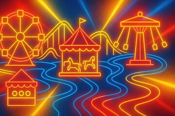 NeonAmusementParkNight