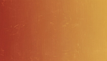Fototapeta premium Warm Earthy Gradient: Terracotta to Goldenrod with Rustic Organic Grain Texture