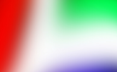 Abstract pixel art gradient featuring vibrant red green and blue hues blending seamlessly across the canvas creating a digital spectrum Overlay