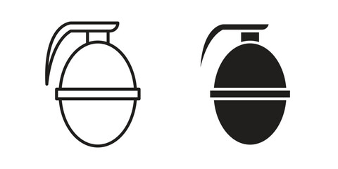 Granade icon vector sign symbol