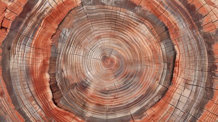 Seamless cedar tree slice texture