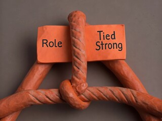 Rope with Labels Representing Role and Tied Strong Connection